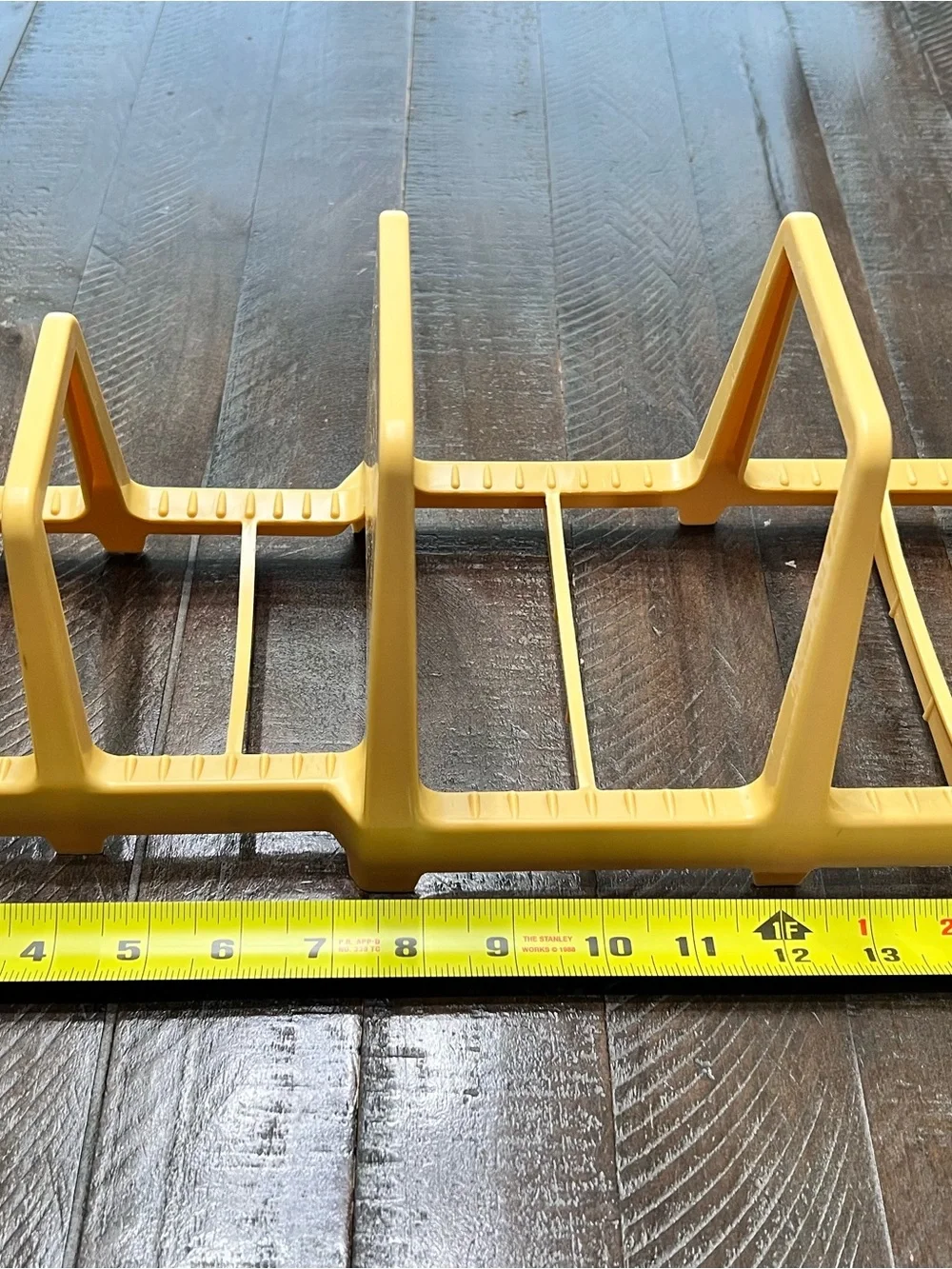 Vintage Rubbermaid Cabinet Organizer Harvest Gold Pot Lid Rack